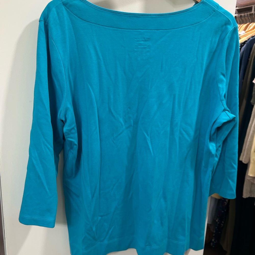 L.L Bean 100% cotton women’s top - Picture 3 of 3